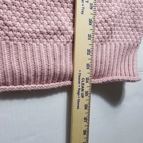 TECREW PINK MOCK SWEATER SIZE MEDIUM - Picture 6 of 10
